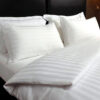 Duvet cover rayado 100% algodon egipcio para hotel